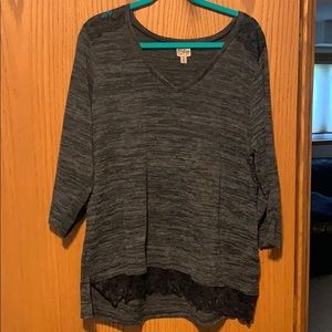Long sleeve blouse